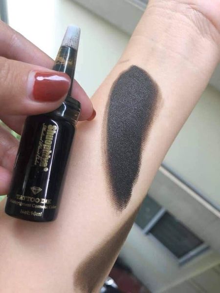 mực xăm mày đậm